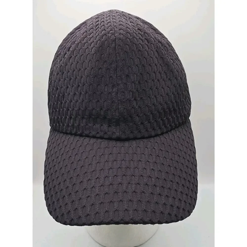Hind Headwear Black Athletic‎ Strapback Cap OSFA Workout Hat